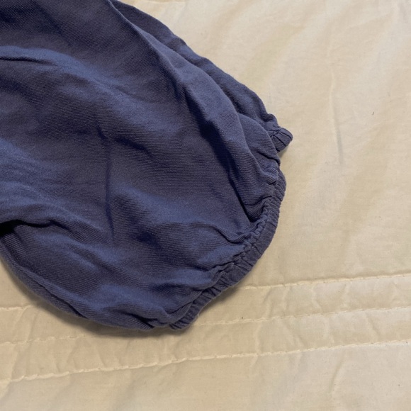 Short cotton dress with balloon sleeves - Picture 3 of 3